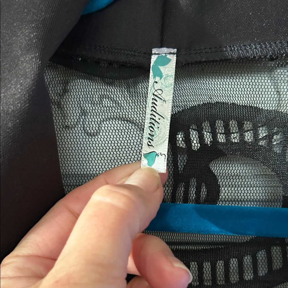 Auditions Black Lace Mini Dress - Picture 6 of 9